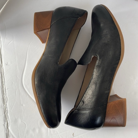 DANSKO Preston Leather Pump Black Wood Heel size 38 - Picture 7 of 10